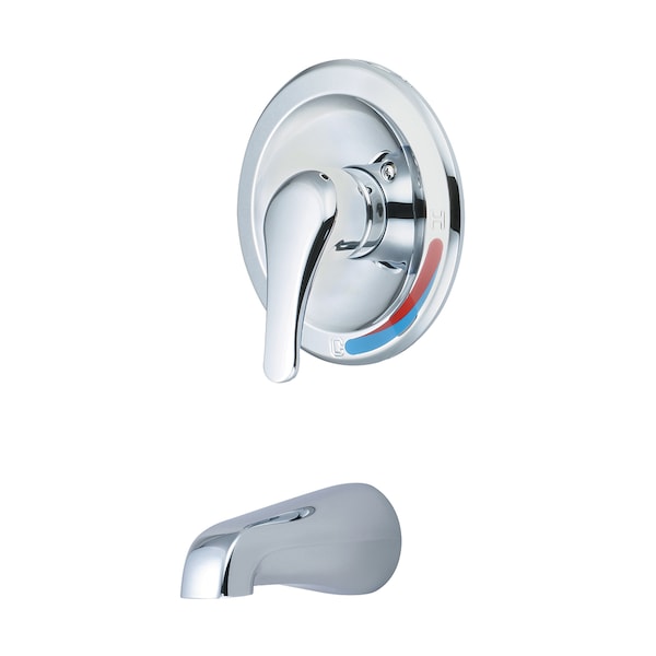 Olympia Faucets Single Handle Tub Trim Set, Wallmount, Polished Chrome T-2301 - main